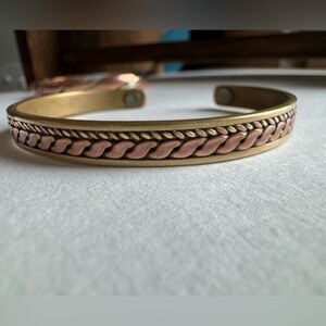 Sergio Lub style mixed metals magnet bracelet